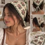 Crochet Triangle Bandana:
