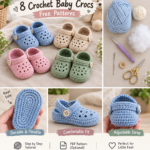Crochet Baby Crocs – Easy Baby Shoes Pattern