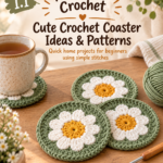 Crochet Coaster – Easy Beginner Pattern