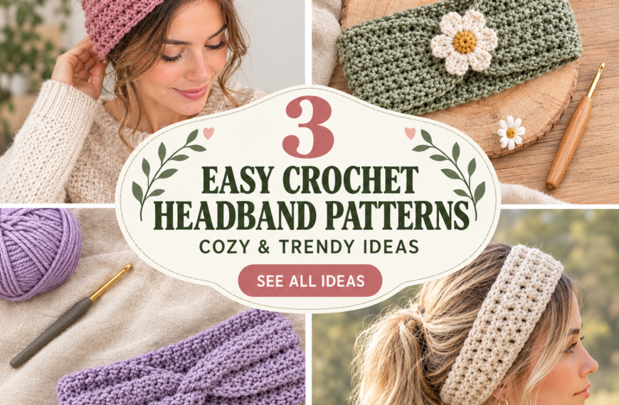 Easy Crochet Headband – Simple Twisted Style