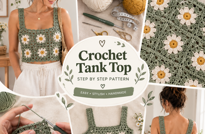 Easy Crochet Clothes Patterns for Beginners: Simple Tank Top